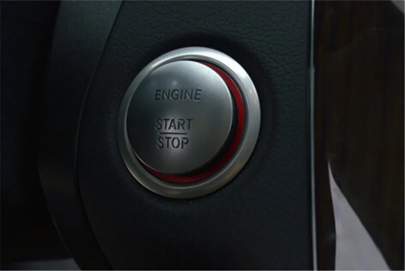 Start Stop Engine Кнопка брелок отделка Стикеры Обложка для Mercedes-Benz A B класс W176 A180 A200 A250 w246