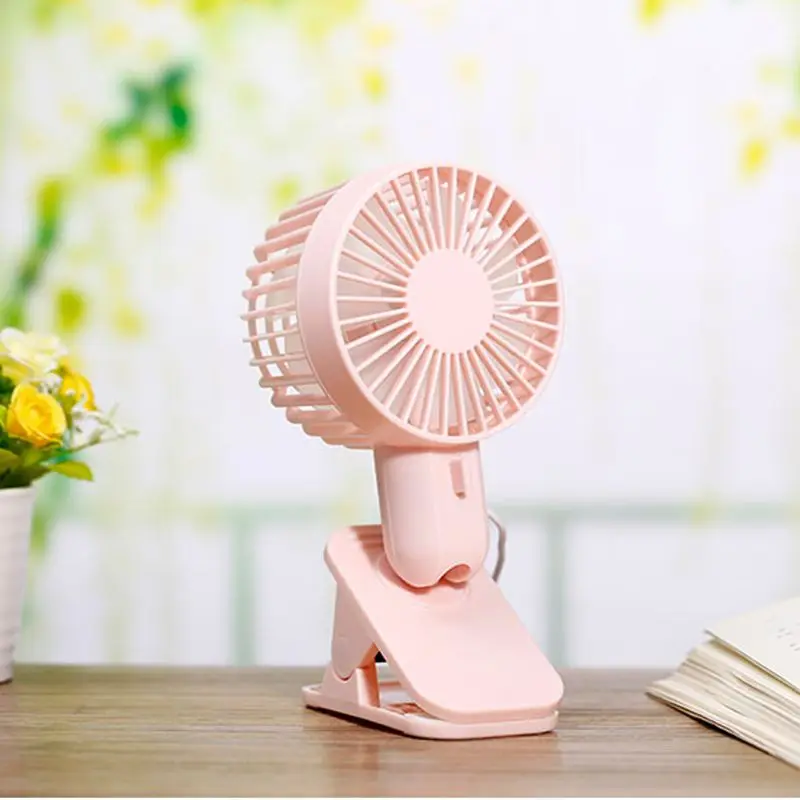 Fan Clip Electronic Double-Blade Air Cooling Table Adjustable USB Rechargeable Portable Home Office School | Бытовая техника