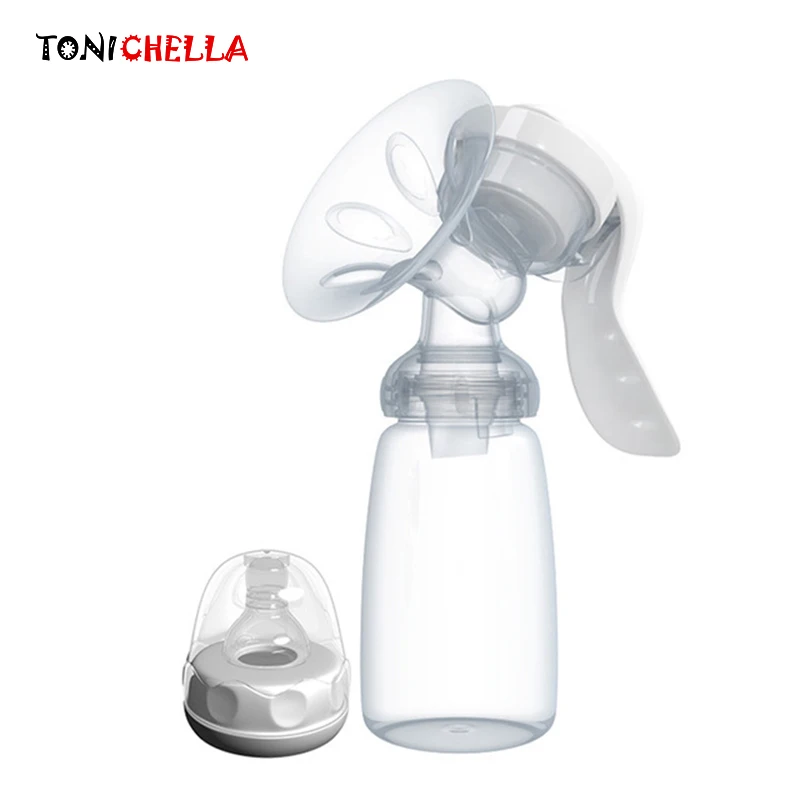 Ручной молокоотсос без БФА всасывание детских сосков 150 мл насос для бутылочки