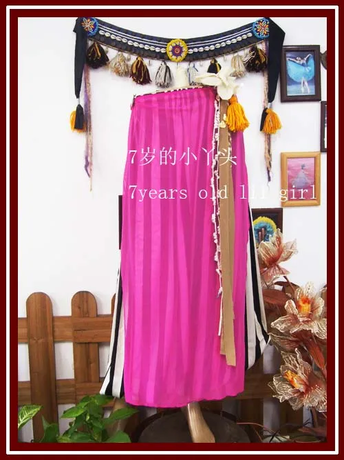 

Transparent Thin Skirt With Open Slit Belly Dance CX44