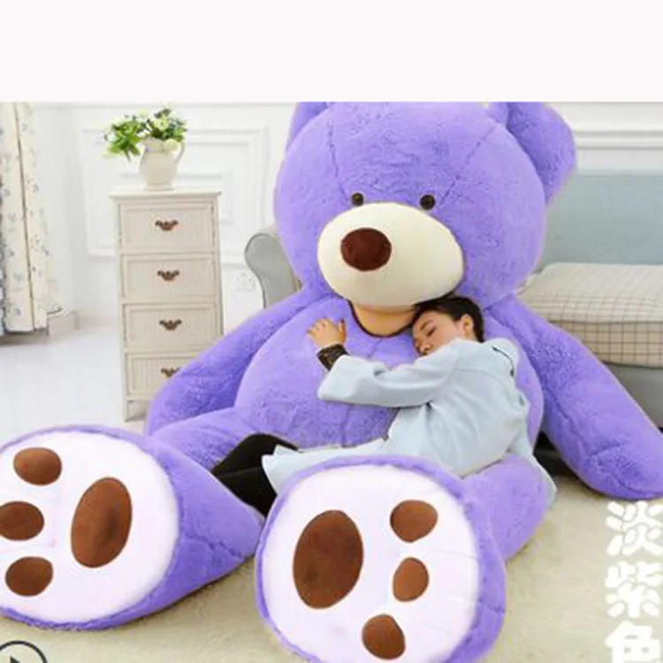 100 см 260 плюша большой американский гигант медведь кожи Teddy Bear чехол Сделай своими