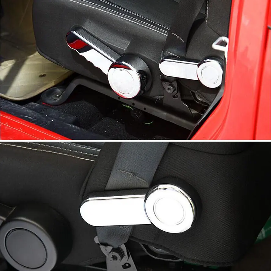 2 шт./пара ABS Автомобильная внутренняя Передняя Ручная регулировка сиденья ручки