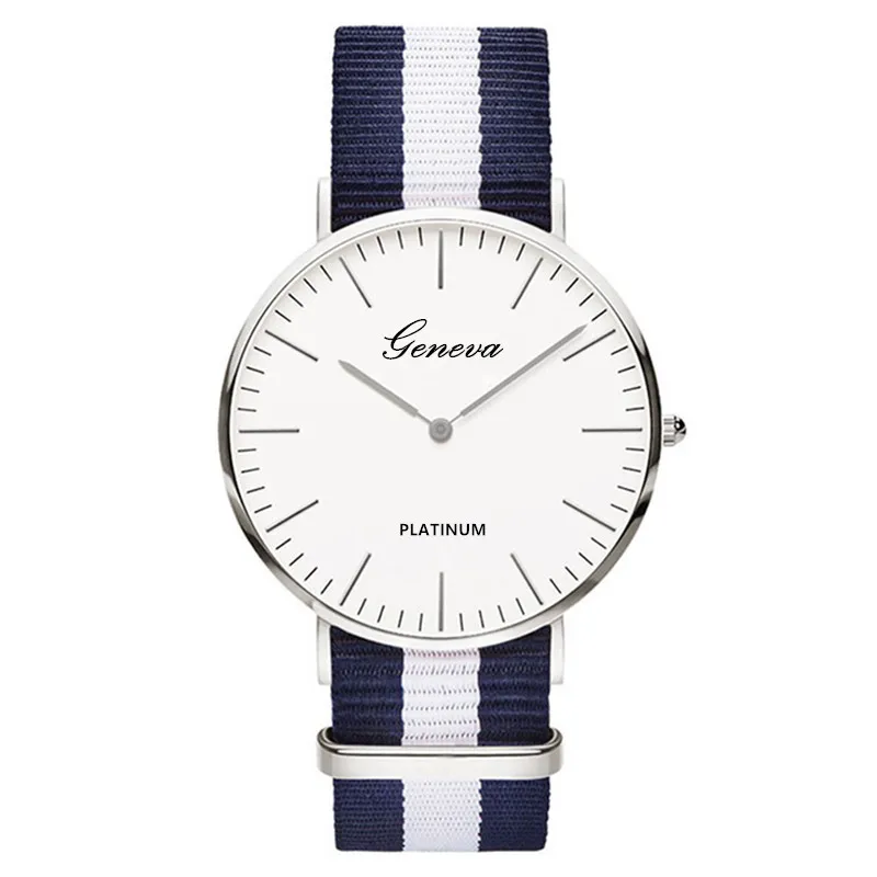 Women Watches Top Brand Ultra Slim Quartz Clock Ladies Watch Nylon Strap Simple Saats Reloj Hot Zegarek Damski | Наручные часы