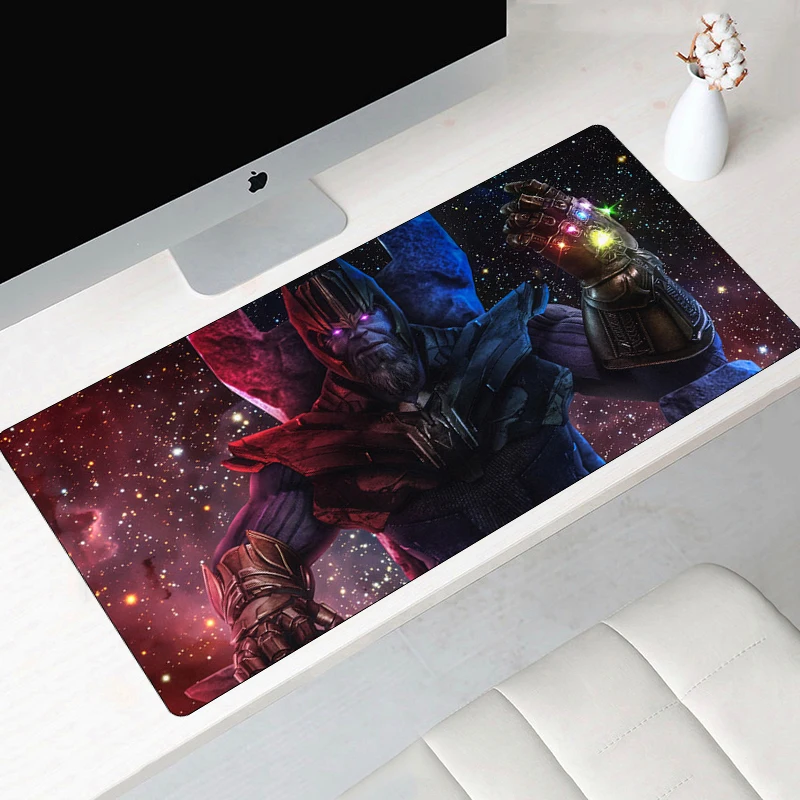 80x40 см Мстители эндгейм коврик для мыши большой нескользящий игровой замок края скорость геймер коврик для мышки для ноутбука ПК Аксессуары коврик для ноутбука