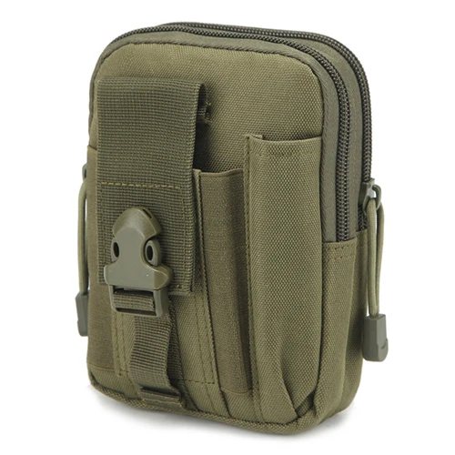 Army Green Тактический Чехол Molle EDC, Универсальный гаджет, поясная Сумка для кемпинга, туризма, на открытом воздухе, органайзер для инструментов, чехол для сотового телефона, держатель D30 - Цвет: Army Green