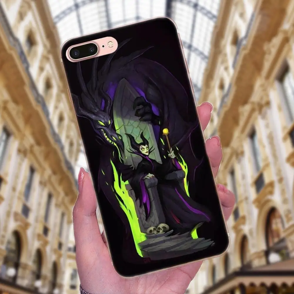 TPU Print Phone For Galaxy J1 J2 J3 J330 J4 J5 J6 J7 J730 J8 2015 2016 2017 2018 mini Pro Maleficent Film Cartoon Pattern | Мобильные