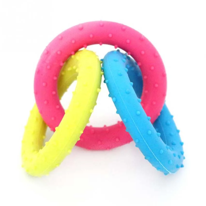 3 шт./компл. игрушки для собак Обучающие товары домашних животных цвета круглое