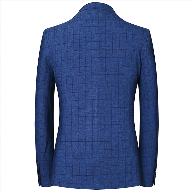 Мужской Блейзер JZ CHIEF 2019 приталенный деловой блейзер в клетку мужское