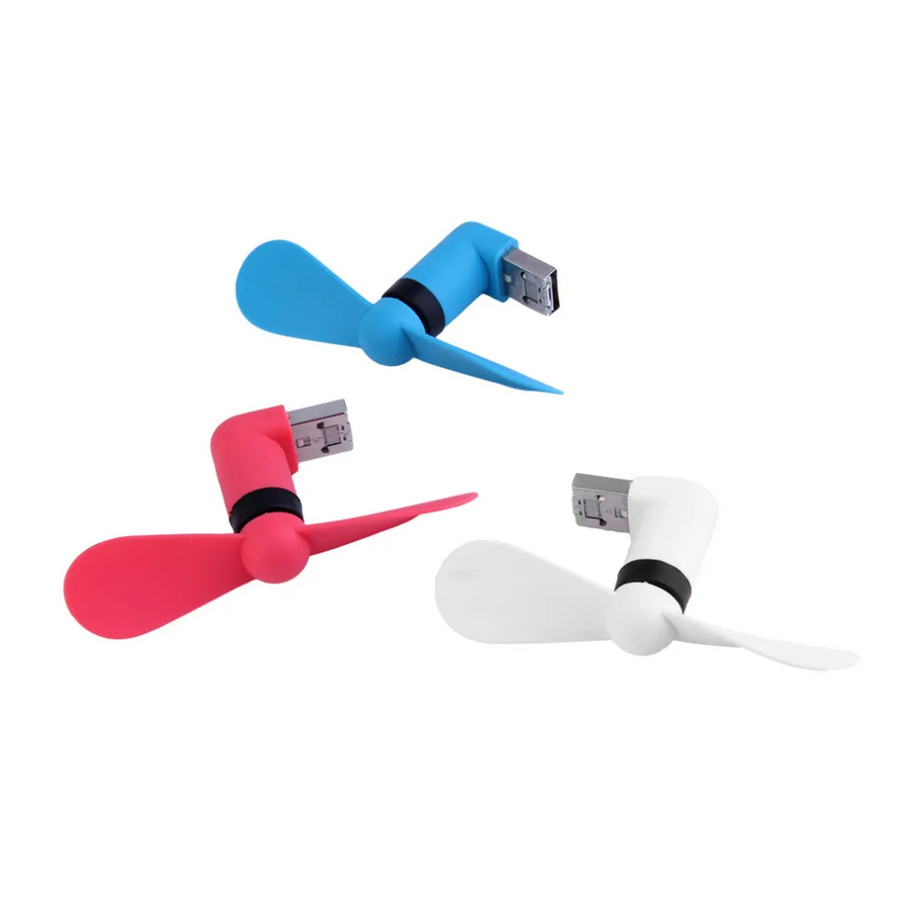 Микро USB вентиляторы дропшиппинг Портативный OTG Mini Micro большой ветер вентилятор