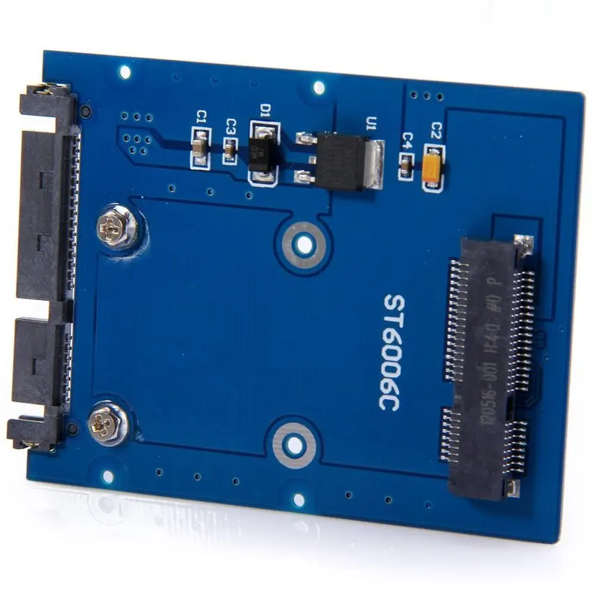 Тонкий тип Mini PCI E mSATA SSD до 2 5 &quotSATA 3 0 22pin HDD адаптер Жесткий диск PCBA|Компьютерные
