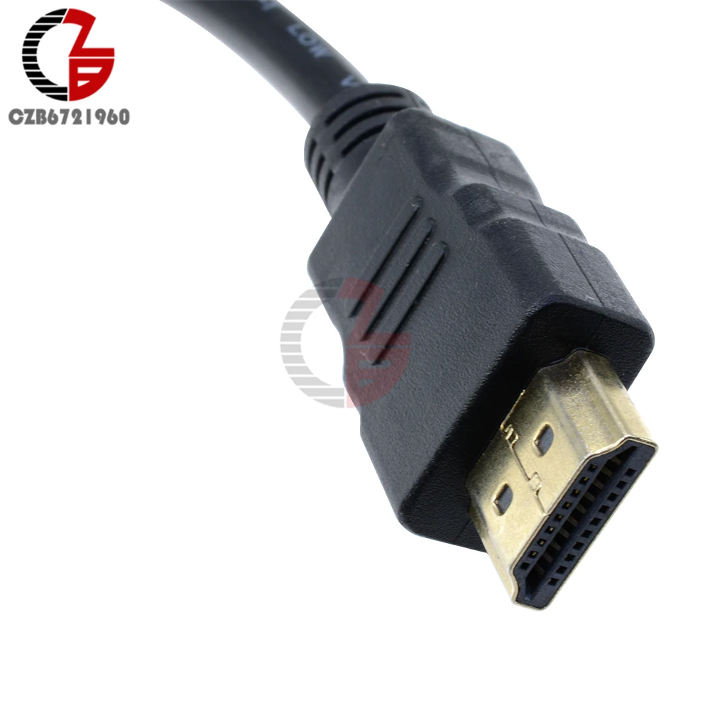 1080P преобразователь из VGA в HDMI адаптер Папа мама Кабельный соединитель цифро