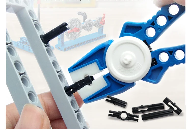 Совместимый технический значок из серии плоскогубцы строительные блоки щипцы