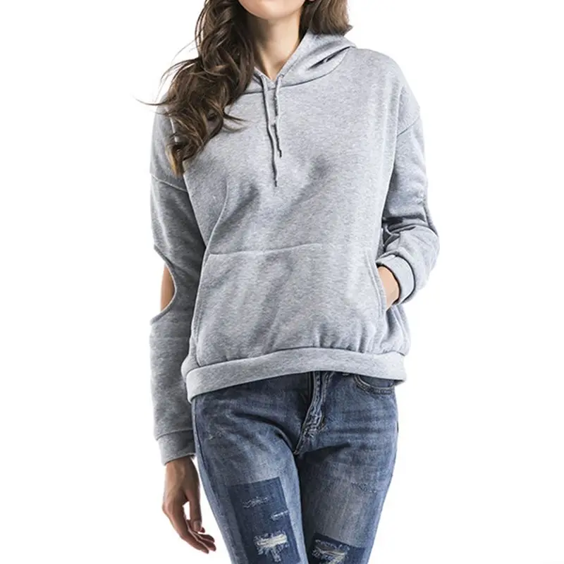 2019 Зимние Повседневные черные женские толстовки больших размеров свободные