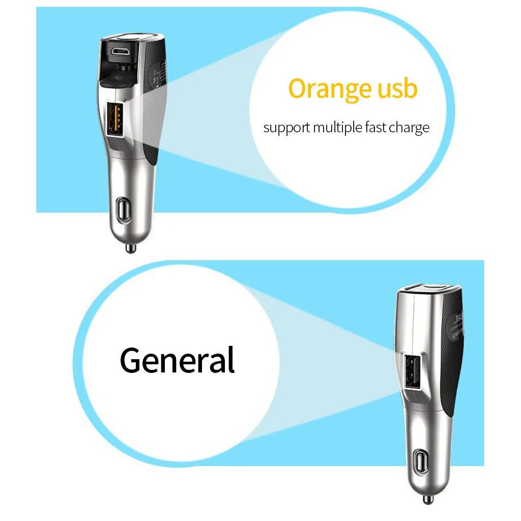 KONGYIDE Автомобильная беспроводная Bluetooth гарнитура 4 0 смарт автомобильное зарядное