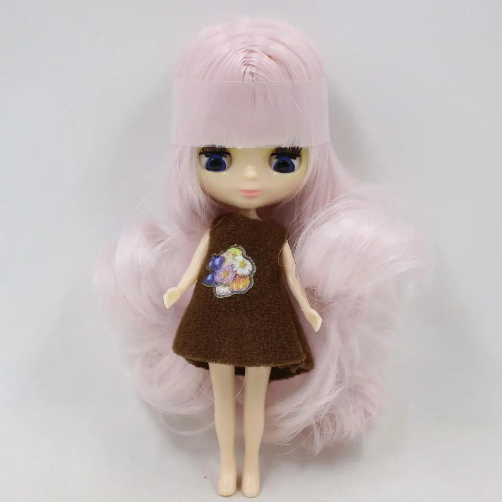 Ледяная Обнаженная мини кукла Blyth 9 видов стиля, одежда случайный BJD - Цвет: nude doll