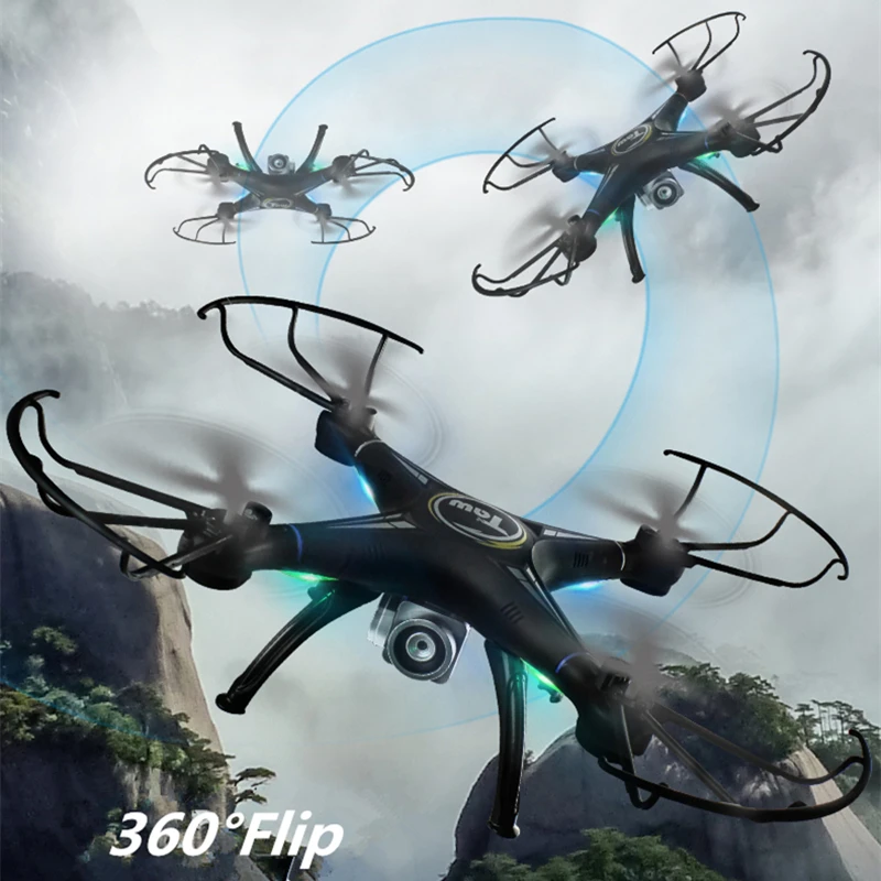 Квадрокоптер с камерой Радиоуправляемый Дрон с камерой или без камеры T1G FPV Квадрокоптер удерживающий высоту Дрон Радиоуправляемый вертолет VS X5SW SG600