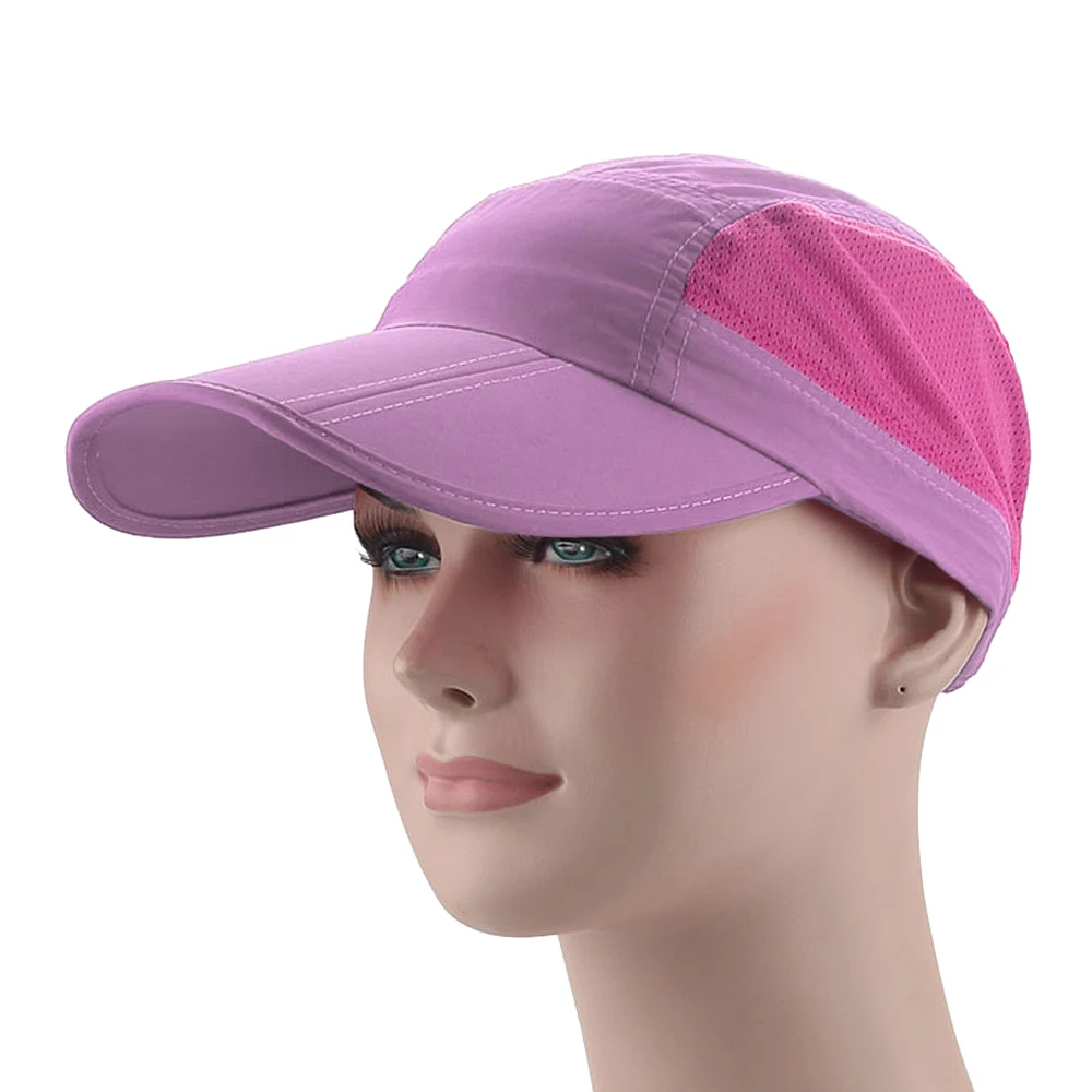Мужская и женская быстросохнущая дышащая сетчатая шляпа регулируемая