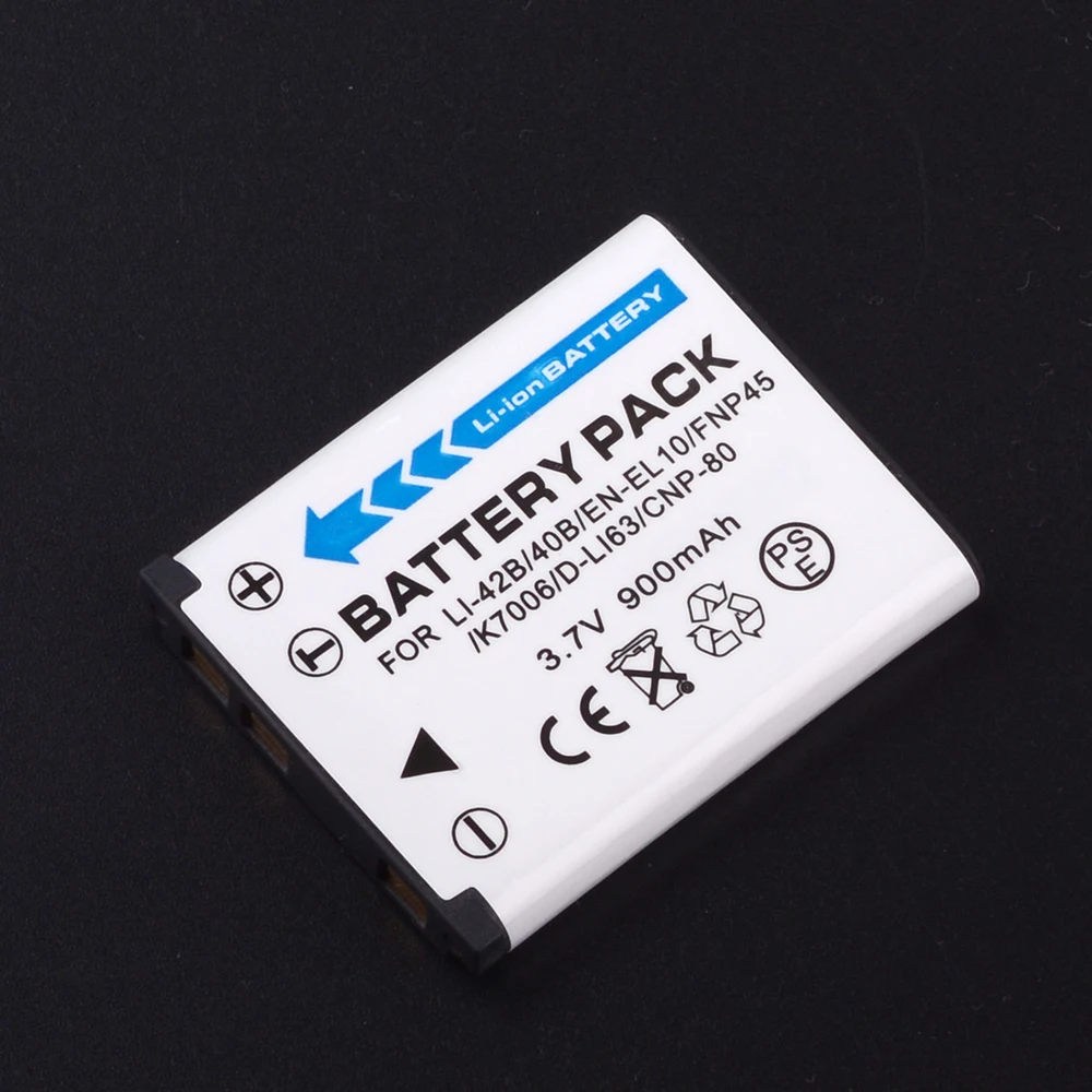 3 7 V 900mAh Li 40B 42B Li40B аккумуляторная батарея для камеры Olympus Pentax D Li63 Fuji NP 45 Nikon EN