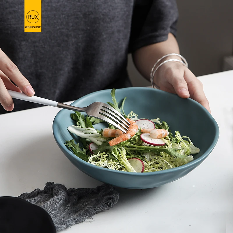 RUX мастерская 6 вариантов цветов Европейский простой сплошной цвет круглая чаша