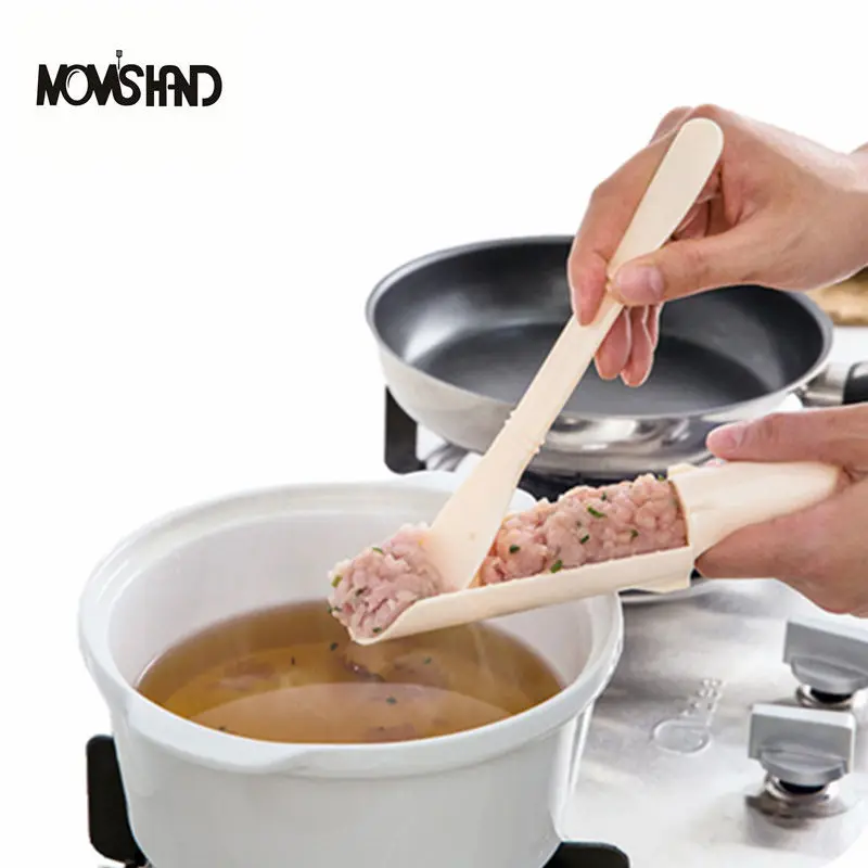 Креативный DIY производитель мясных шариков креветочные шарики обработка совок