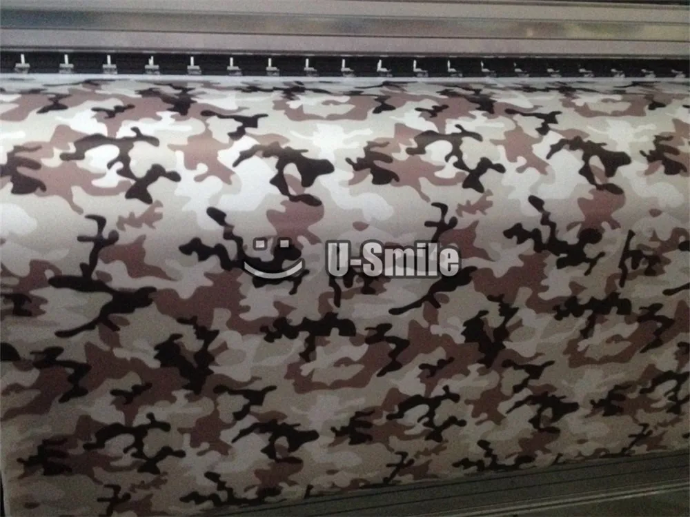 Камуфляжная виниловая пленка с изображением коричневого тигра черная