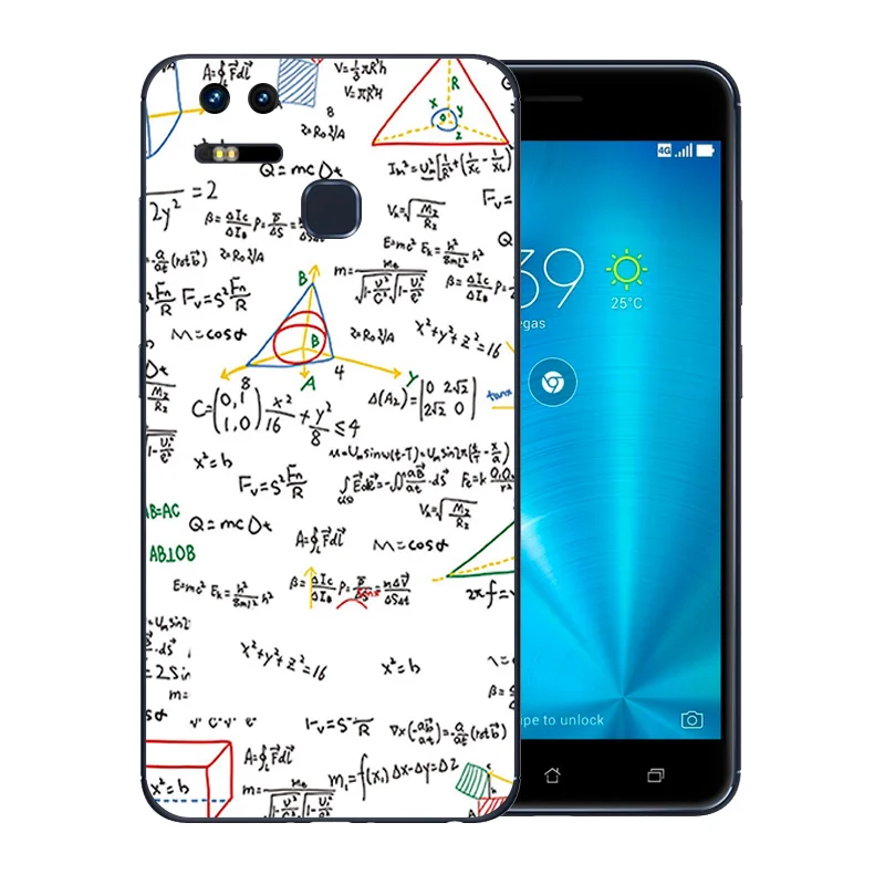 5 5-дюймовый Чехол для Asus Zenfone 3 Zoom ZE553KL Мягкий ТПУ силиконовый чехол с красочным