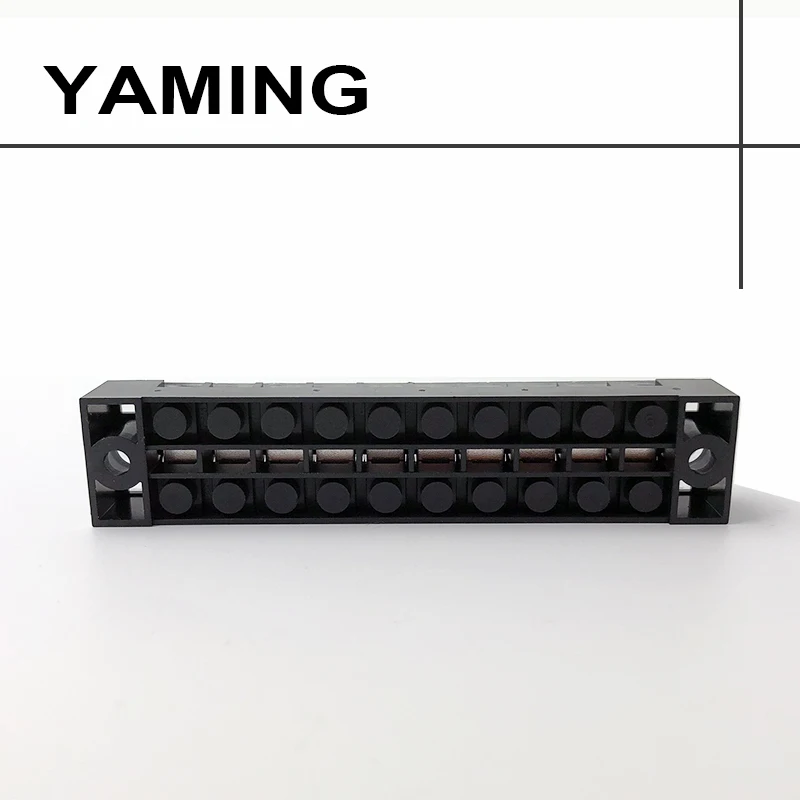 5 шт./лот TB 1510 комбинированные клеммные колодки 600 в 15A 10P Двухрядный барьер из меди