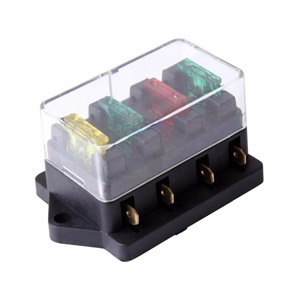 12 V/24 V Держатель предохранителя блок 4 пути автомобиля Vehice цепи автомобильные +