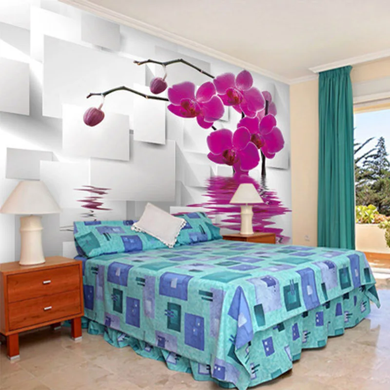 Настенные 3D обои любого размера на заказ настенные квадратные фотообои с