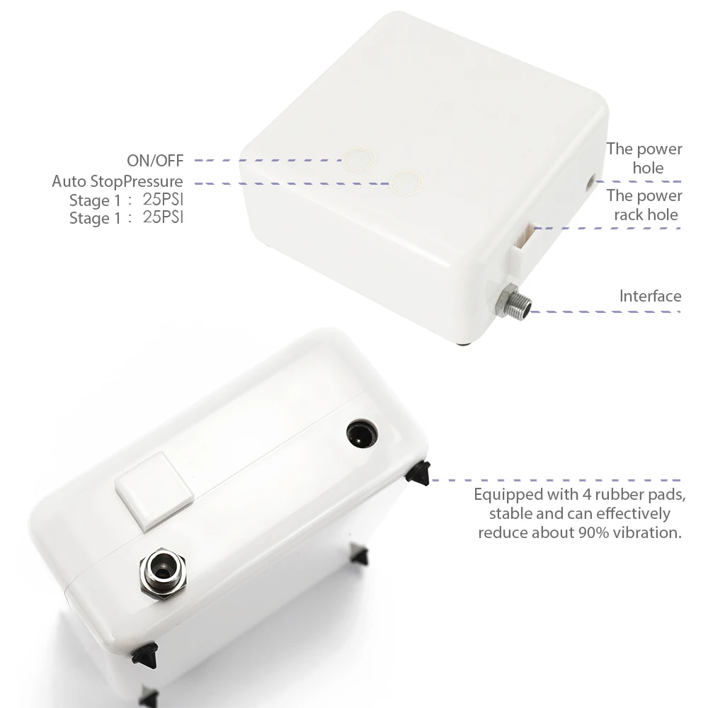 Мини распылитель маркер Аэрограф воздушный насос инструменты для украшения