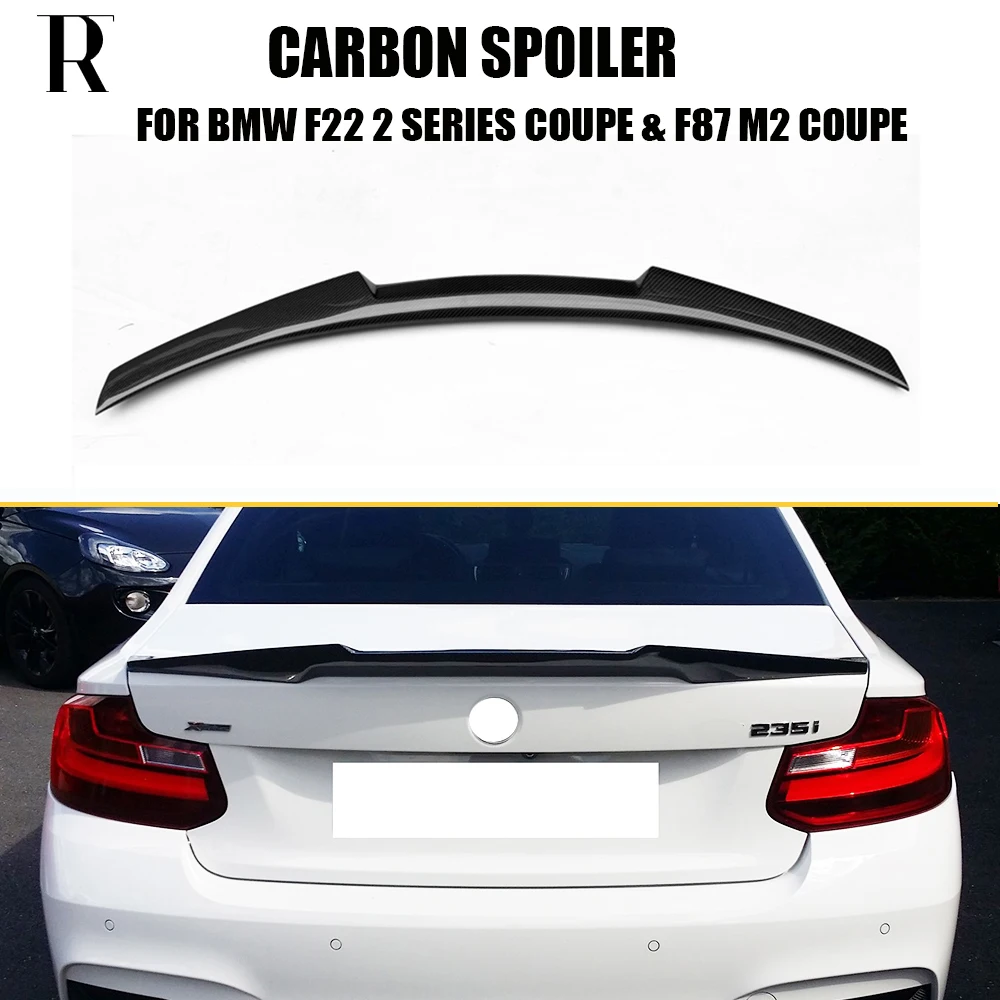 M4 Style F22 F87 задний спойлер для крыла из углеродного волокна BMW 220i 228i M235i Coupe &amp M2 2014 -