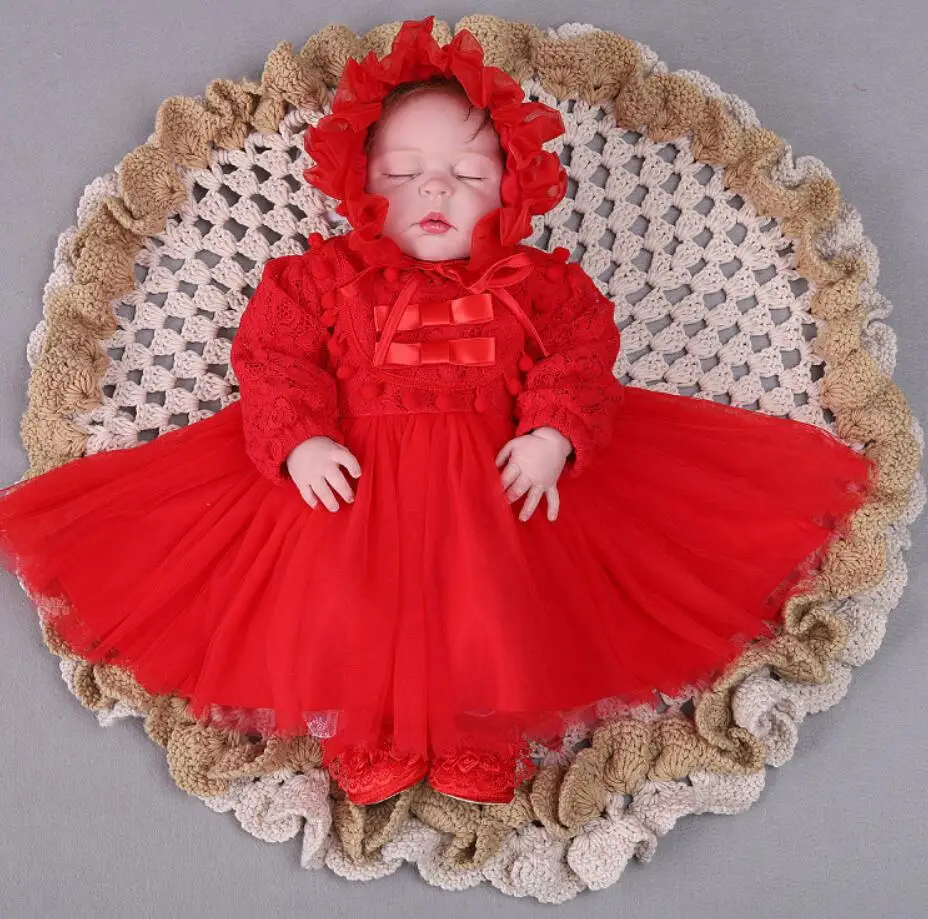 Комплект из 2 предметов для маленьких девочек белые красные шары и двумя