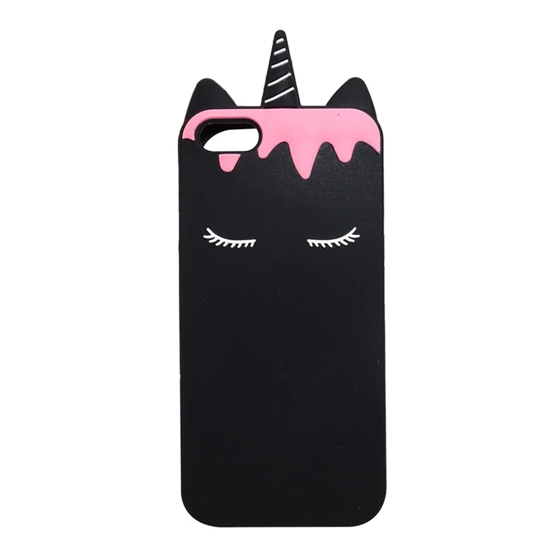 black unicorn Чехол для Honor 7A, 5,45 дюйма, 3D, с милым рисунком Минни, единорога, кота, силиконовый чехол для huawei Honor 7A, DUA-L22, русская версия, чехол для Honor 7A - Цвет: black unicorn