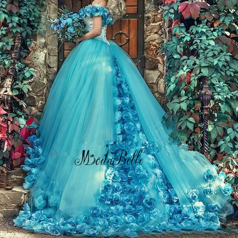 Женское винтажное вечернее платье синее бальное с 3D цветами длинное | Свадьбы и