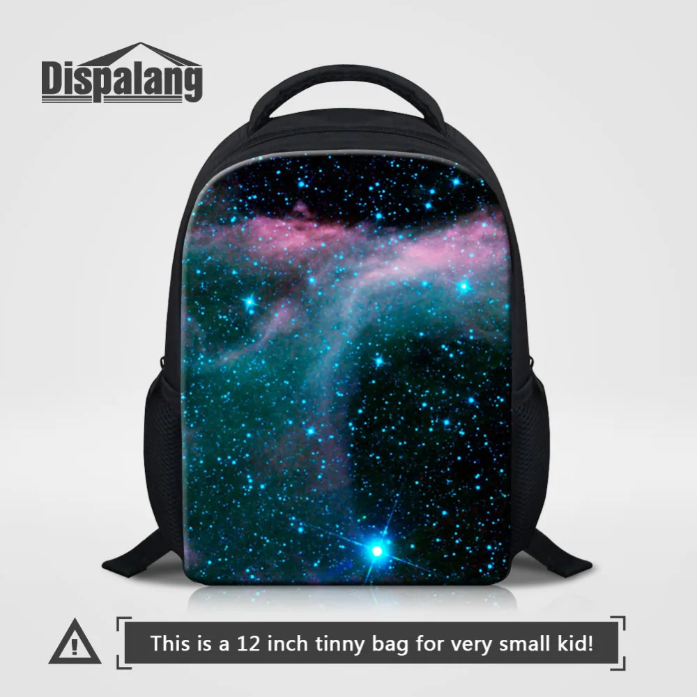 Детские сумки Dispalang для мальчиков, школьные ранцы для детского сада с принтом галактики и звезд, школьный рюкзак для маленьких девочек, симп...