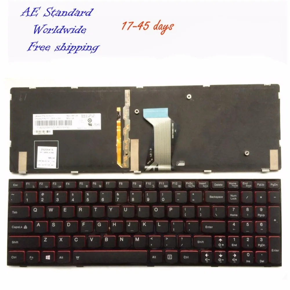Клавиатура для ноутбука Lenovo Y500 Y500N Y510P Y500NT|laptop keyboard|keyboard for laptoplenovo y500 keyboard |