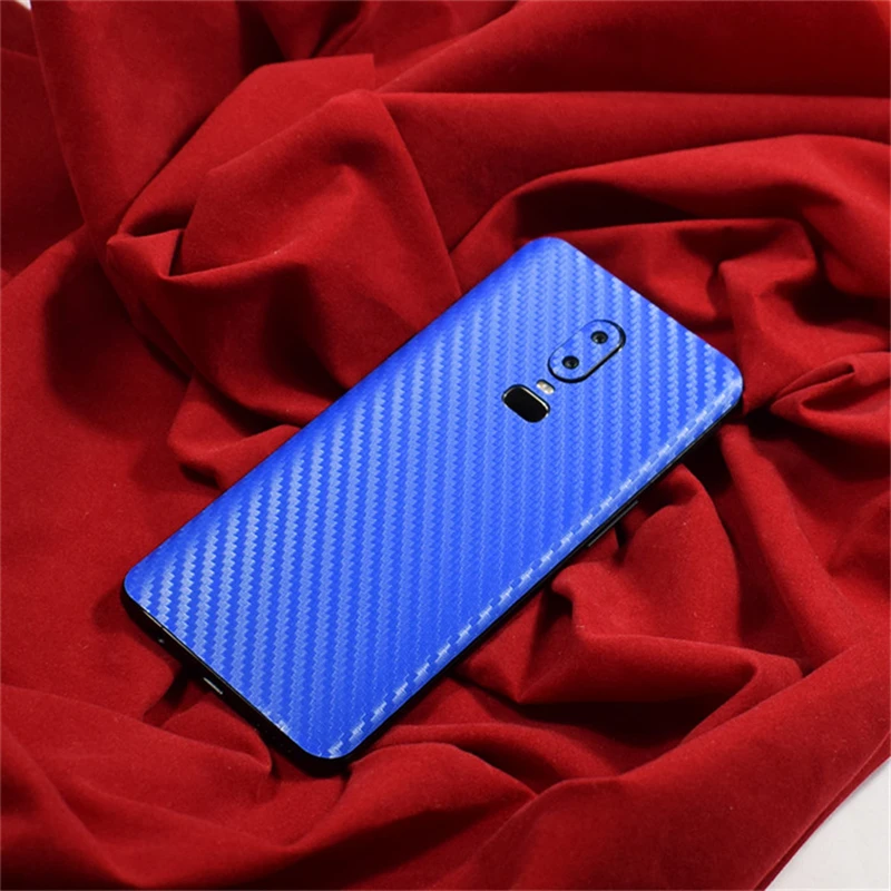 Пленка наклейка для OnePlus 7 Pro 3D красочное углеродное волокно Skins пленка на заднюю