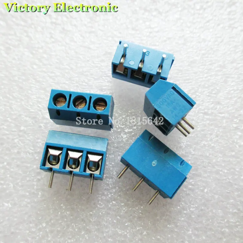 10 шт./лот KF301 3P винт 3Pin 5 0 мм прямой контакт PCB винтовой блок|lot lot|lot 10pcsscrew pcb |