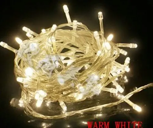 200 светодио дный м 20 M String Fairy Lights Рождество Xmas 64ft гирлянда сад дерево украшение Свадебная вечерние-синий - Цвет: warm whtie