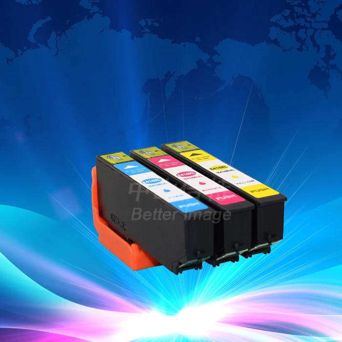 Чернильный путь для Epson 410XL цветной пакет черный пурпурный желтый картридж