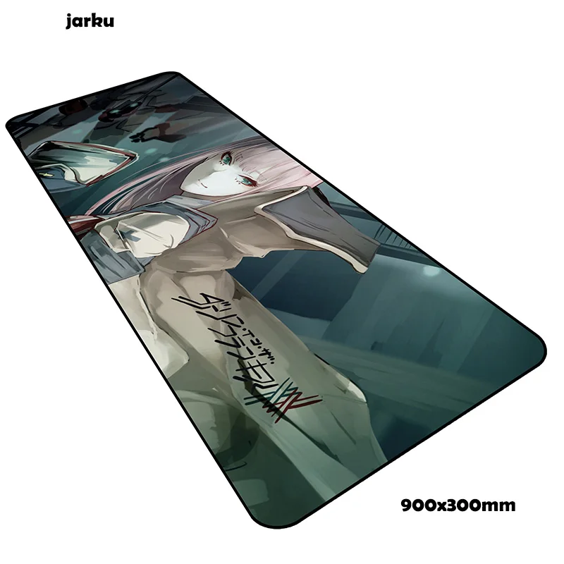 Коврик для мыши darling in the franxx, 900x300 мм, Подарочный Коврик для компьютерной мыши, игровые аксессуары, коврик для мыши на Хэллоуин, клавиатура, pc gamer - Цвет: Size 900x300x2mm