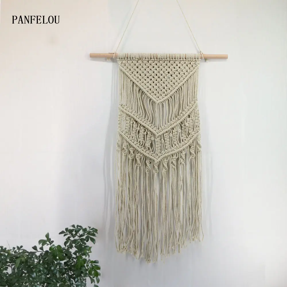 Настенный Гобелен PANFELOU 100*40 см с кисточками украшение для песчаного пляжа плед