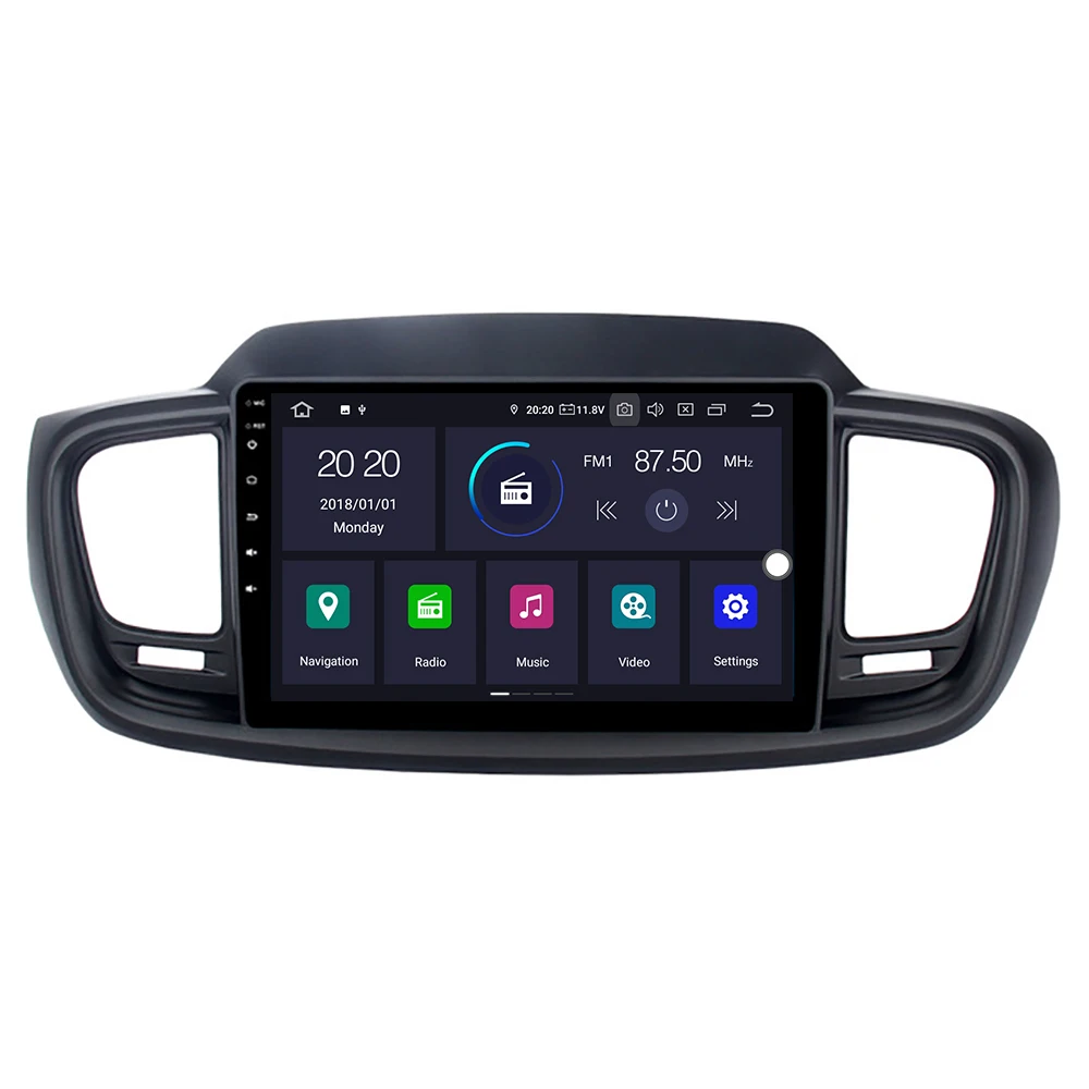 KOOCAVS 10," ips Android 9,0 Автомобильный gps радио плеер для Kia Sorento с 4 Гб+ 64 г навигация Мультимедиа