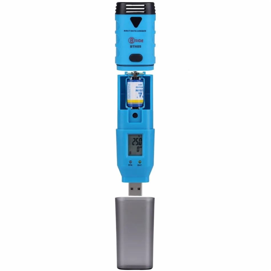 Водонепроницаемый Портативный Мини 3 канальный блок питания с USB регистратор
