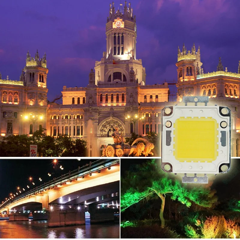 [MingBen] Высокая светодио дный яркость LED бусины чип 10W 20W 30W 50W 70 Вт 100 45*45 mil холодный