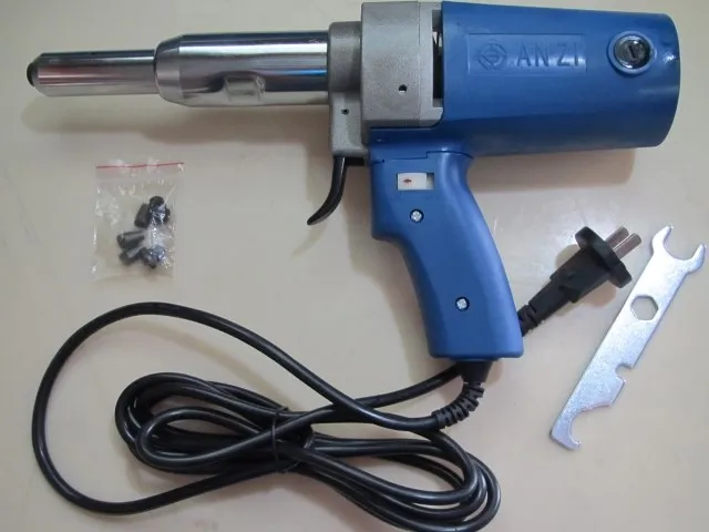 

NEW 220V 400W Electric Riveter Gun Riveting Tool + Accessories