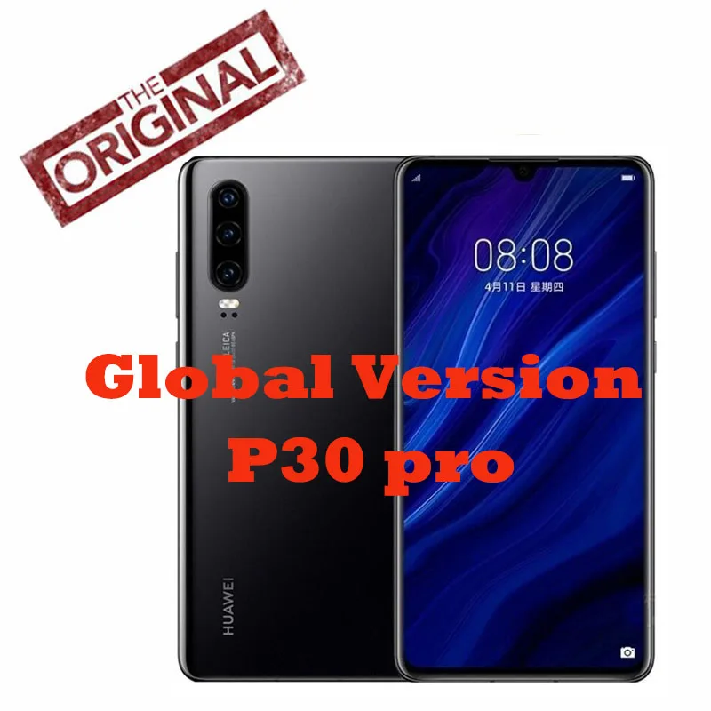 Глобальная версия huawei P30 Pro VOG-L29 мобильного телефона Kirin 980 Android 9 1 6 47 ''OLED FHD