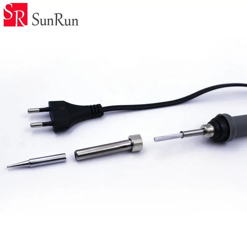 

220V 60W Temperature Adjustable Electric Soldering Iron Station Mini Heater Pencil With Iron Tip Support EU US Plug