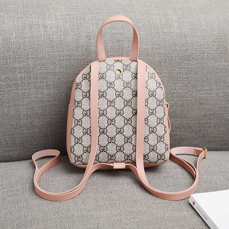 Простой модный мини-рюкзак 2019 цветная простроченная сумка на плечо