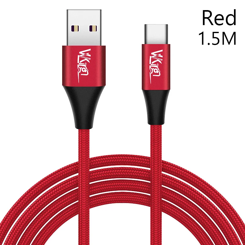 VVKing USB быстрая зарядка type C кабель QC3.0 3A зарядка 1,5 м 2 м для samsung Xiaomi huawei LG Быстрая зарядка 3,0 телефонный кабель Шнур